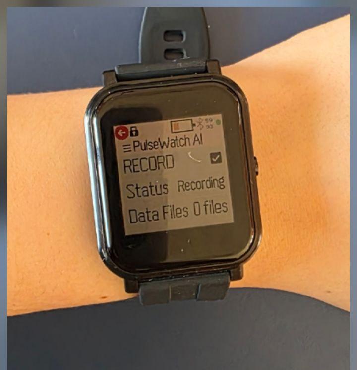 Record screen on the watch